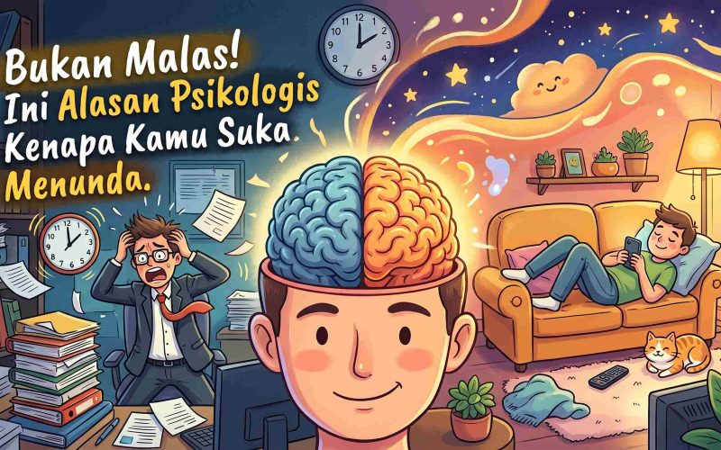 alasan psikologis kenapa kita suka menunda