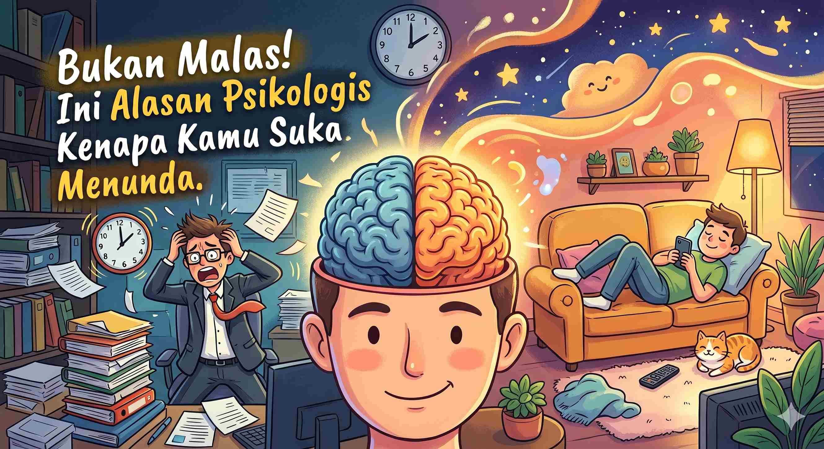 Mengapa Kita Suka Menunda? Ternyata Ini Alasan Psikologis di Baliknya!