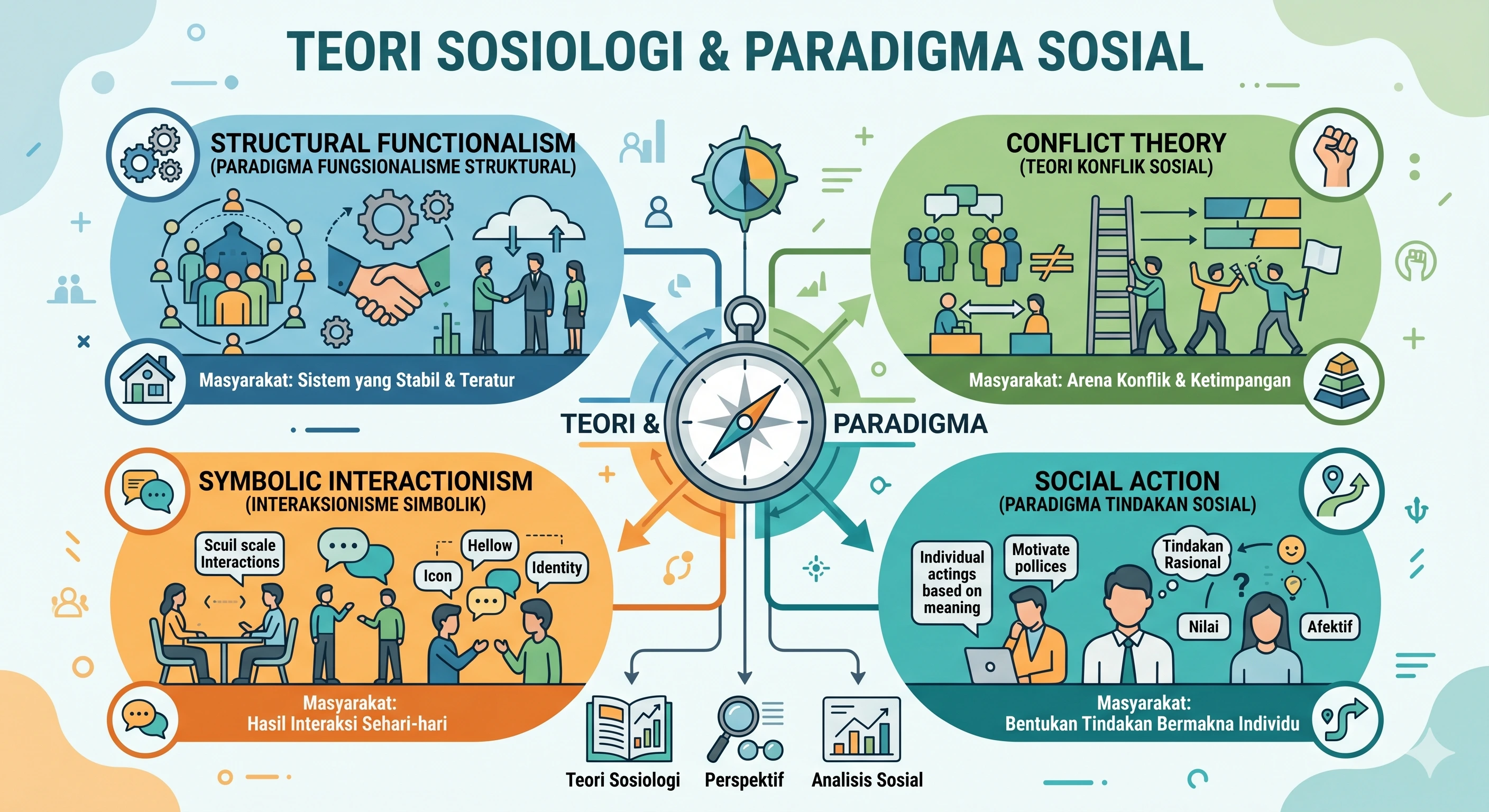 Teori-teori Sosiologi Menurut Para Ahli